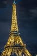 Eiffeltårnet i påsken i Paris
