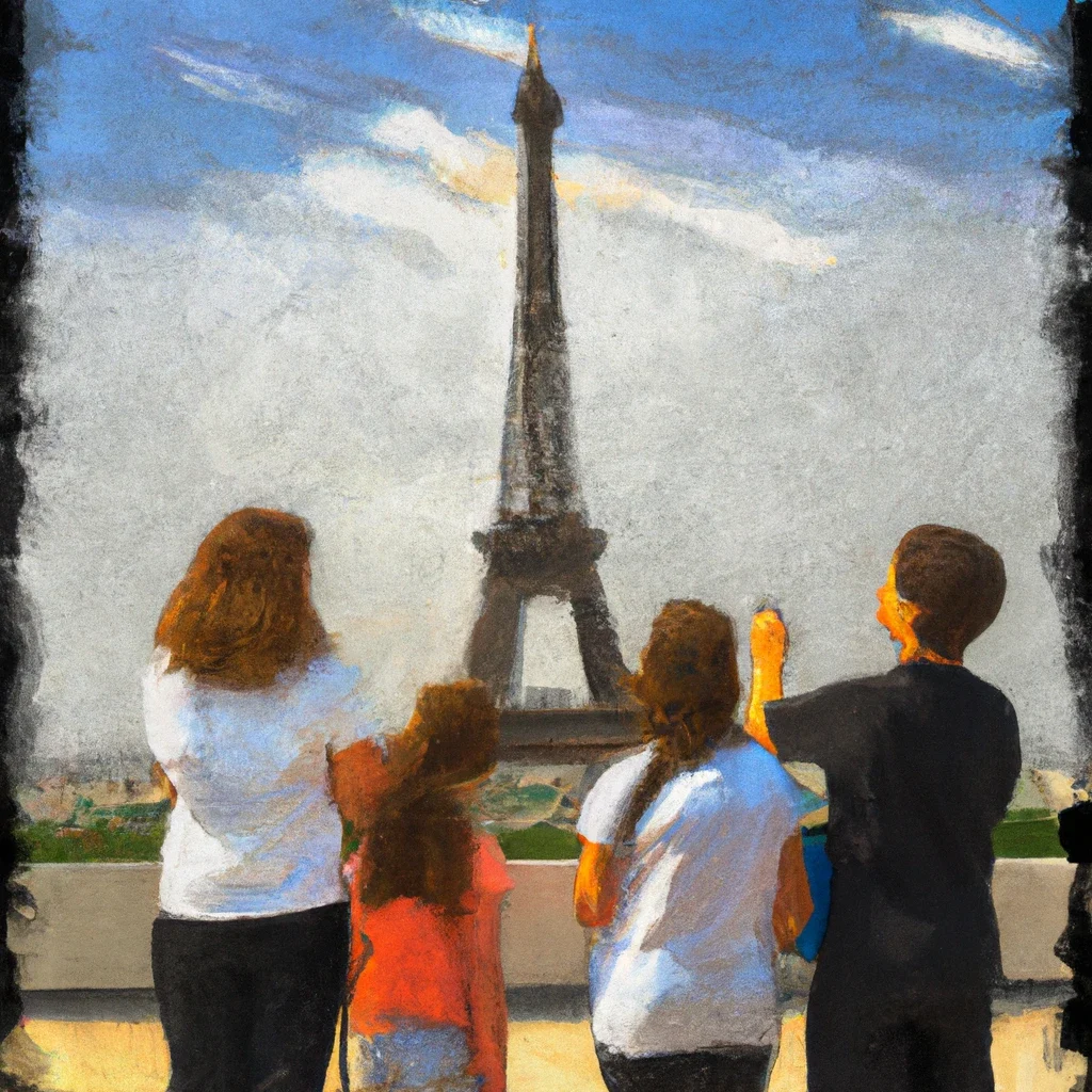 Tenåringsaktiviteter i Paris