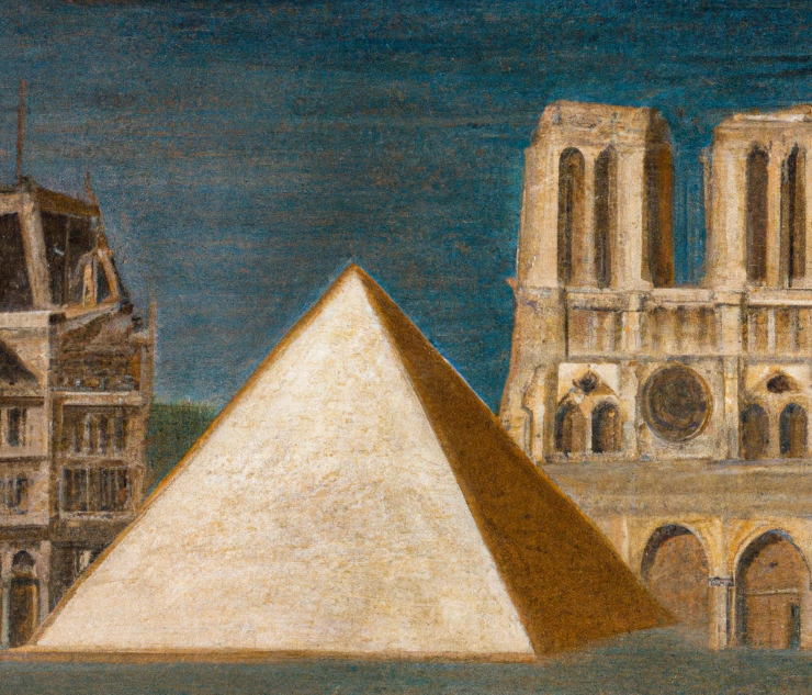 Louvre and Notre-Dame
